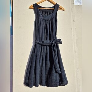 100% Silk Dress With Cotton Lining By InWear Size 6 Black